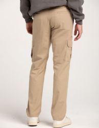 12 Pieces of Mens Cargo Pocket Pants Tan