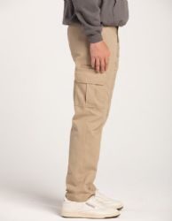 12 Pieces of Mens Cargo Pocket Pants Tan