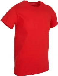 Mens Cotton Crew Neck Short Sleeve T-Shirts Mix Colors, 7X-Large