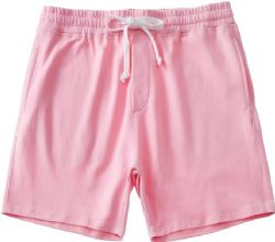 24 Pieces Mens Cotton Fleece 3 Pocket Shorts Pale Pink Size 3X-Large - Mens Shorts