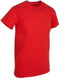 6 Wholesale Mens Red Cotton Crew Neck T Shirt Size X Large