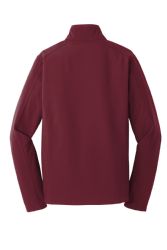 12 Pieces of Mens Waterresistant Soft Shell Full Zip Jacket In Burgundy C