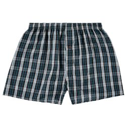 Mens Woven Plaid Boxer Shorts Size 2XLarge