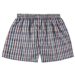 Mens Woven Plaid Boxer Shorts Size 2XLarge