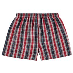 Mens Woven Plaid Boxer Shorts Size 2XLarge