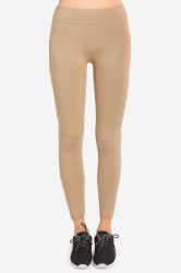 36 Wholesale Mopas Ladies FuR-Lined LeggingS-Olive