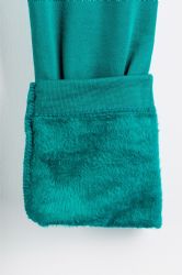 36 Pieces Mopas Ladies FuR-Lined LeggingS-Teal - Womens Leggings
