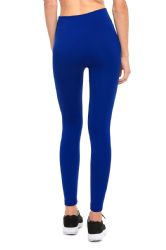 36 Pieces Mopas Ladies Seamless Fleece Leggings Black - Womens Leggings