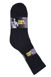 288 Wholesale Power Club Crew Sports Socks 10-13