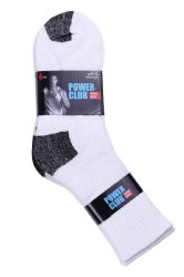 288 Wholesale Power Club Crew Sports Socks 10-13