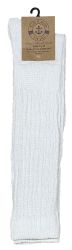 96 Wholesale Yacht & Smith Mens Heavy Cotton Slouch Socks, Solid White
