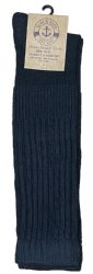 120 Wholesale Yacht & Smith Mens Heavy Cotton Slouch Socks, Solid Black