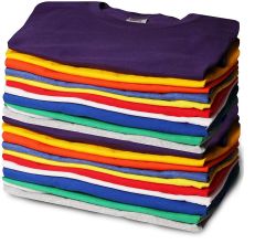 432 Pieces Kids Unisex Cotton Crew Neck T-Shirts, Assorted Sizes And Colors, Ages 4-12 - Kids Tee shirts For Donation