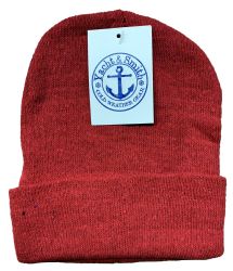 24 Pieces Yacht & Smith Unisex Winter Knit Hat Assorted Colors - Winter Beanie Hats