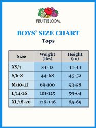 432 Pieces Fruit Of The Loom Boys White Crew Neck Undershirt Assorted Sizes S-xl - Boys T Shirts