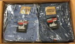 144 Wholesale Mens Classic Fit Original Denim Jeans
