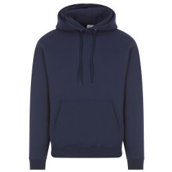 12 Pieces Men's Cotton Fleece Hooded Sweat Shirt Navy Size 3XL - Mens Sweat Shirt