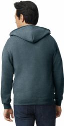 120 Pieces Unisex Charcoal Zipper Hoodie Cotton Fleece Lining 280gsm Assorted Sizes S-2x - Mens Sweat Shirt
