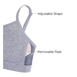 216 Pieces Sofra Girl's Seamless Training Bra Size S/M Age 7 to 11 - Girls Underwear and Pajamas