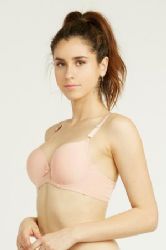 288 Pieces Sofra Ladies 3 Hooks Plain Bra C Cup - Womens Bras And Bra Sets