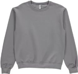 12 Wholesale Unisex Fleece Line Cotton Crew Neck Sweat Shirt Assorted Gray Navy Black Size Medium