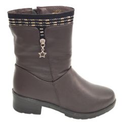 12 Pieces Women Comfortable Ankle Boots Color Brown Size 6-11 - Women's Boots