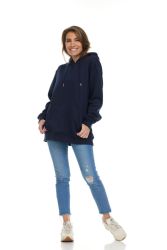 6 Pieces Women's Cotton Oversized Hoodie Sweat Shirt Navy Size Medium - Women's Hoodies And Sweatshirts