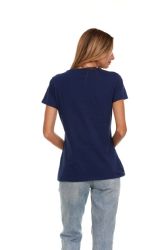 24 Wholesale Women's Cotton Short Sleeve T Shirts Mix Colors Size 2xlarge