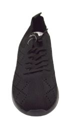 12 Wholesale Women Sneakers Black Size 6 - 10 Assorted