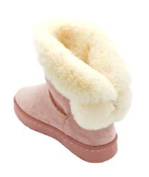12 Pieces Women Warm Winter Ankle Boots Color Pink Size 5-10 - Women's Boots