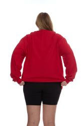 24 Pieces of Womens Plus Size Cotton Long Sleeve Oversized T-Shirts, Casual Fit Tops, Dark Assorted Size Small