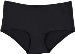 Yacht And Smith 95% Cotton Women's Underwear In Black, Size Medium