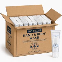 200 Pieces Yacht & Smith 2 In 1 Hand And Body Wash 3oz Bottle - Soap & Body Wash