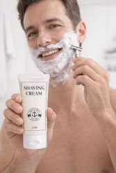 100 Pieces Yacht & Smith 2 Oz Shaving Cream Tube - Shaving Razors