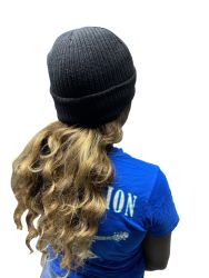 120 Wholesale Yacht & Smith Black Ribbed Sherpa Beanie, Super Warm Winter Beanie Bulk Buy