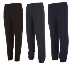 6 Wholesale Yacht & Smith Boys Fleece Jogger Pants Assorted Colors Size M