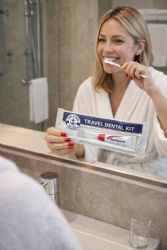 50 Wholesale Yacht & Smith Dental Kit 1 White Plastic Toothbrush And 1oz Toothpaste In Film Package