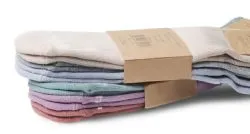 Yacht & Smith Men's Diabetic Cotton Assorted Pastel Colors Non Slip Socks, Size 10-13