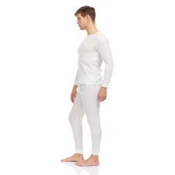 Yacht And Smith Mens Thermal Underwear Set In White Size Xlarge