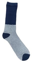 36 Wholesale Yacht & Smith Mens King Size Thermal Ring Spun Non Binding Top Cotton Diabetic Socks With Smooth Toe Seem
