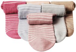60 Wholesale Yacht & Smith Slouch Socks For Women, Striped Neutral Sock Size 9-11