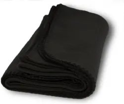 Yacht & Smith Soft Fleece Blankets 50 X 60 Black 150g