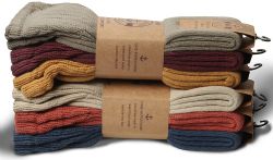 6 Pairs of Yacht & Smith Women's Assorted Colored Slouch Socks Size 9-11