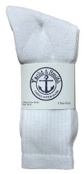 Yacht & Smith Women's Cotton Crew Socks Set Assorted Colors Black, White Gray Size 9-11