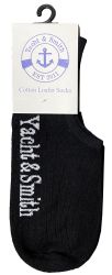 120 Wholesale Yacht & Smith Womens Cotton No Show Loafer Socks With Anti Slip Silicone Strip Black White Gray