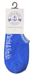 120 Wholesale Yacht & Smith Womens Cotton No Show Loafer Socks With Anti Slip Silicone Strip Assorted Pastel