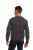 Unisex Fleece Line Cotton Crew Neck Sweat Shirt Charcoal Gray Assorted Sizes