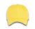 6 Panel Velcro Mid Profile Cap Yellow