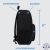 Yacht & Smith 17inch Water Resistant Black Backpack With Adjustable Padded Straps