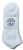Yacht & Smith Men's Cotton White No Show Ankle Socks